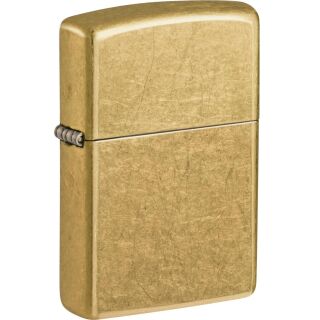 Zippo Street Brass 60006629 in Geschenk Verpackung