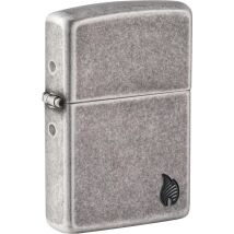 Zippo Flame Armor Case Silber Antik 60007338